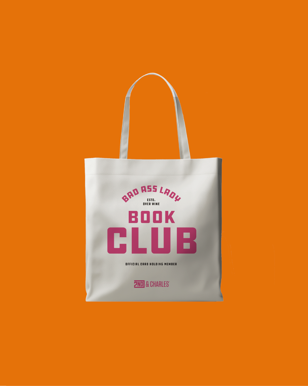 2nd & Charles bad ass lady book club tote.