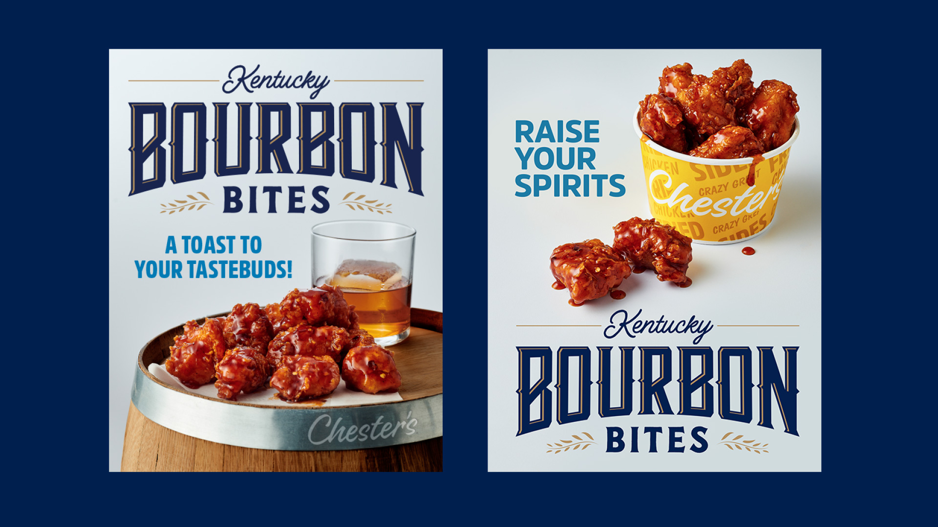 Chester’s Kentucky bourbon bites.