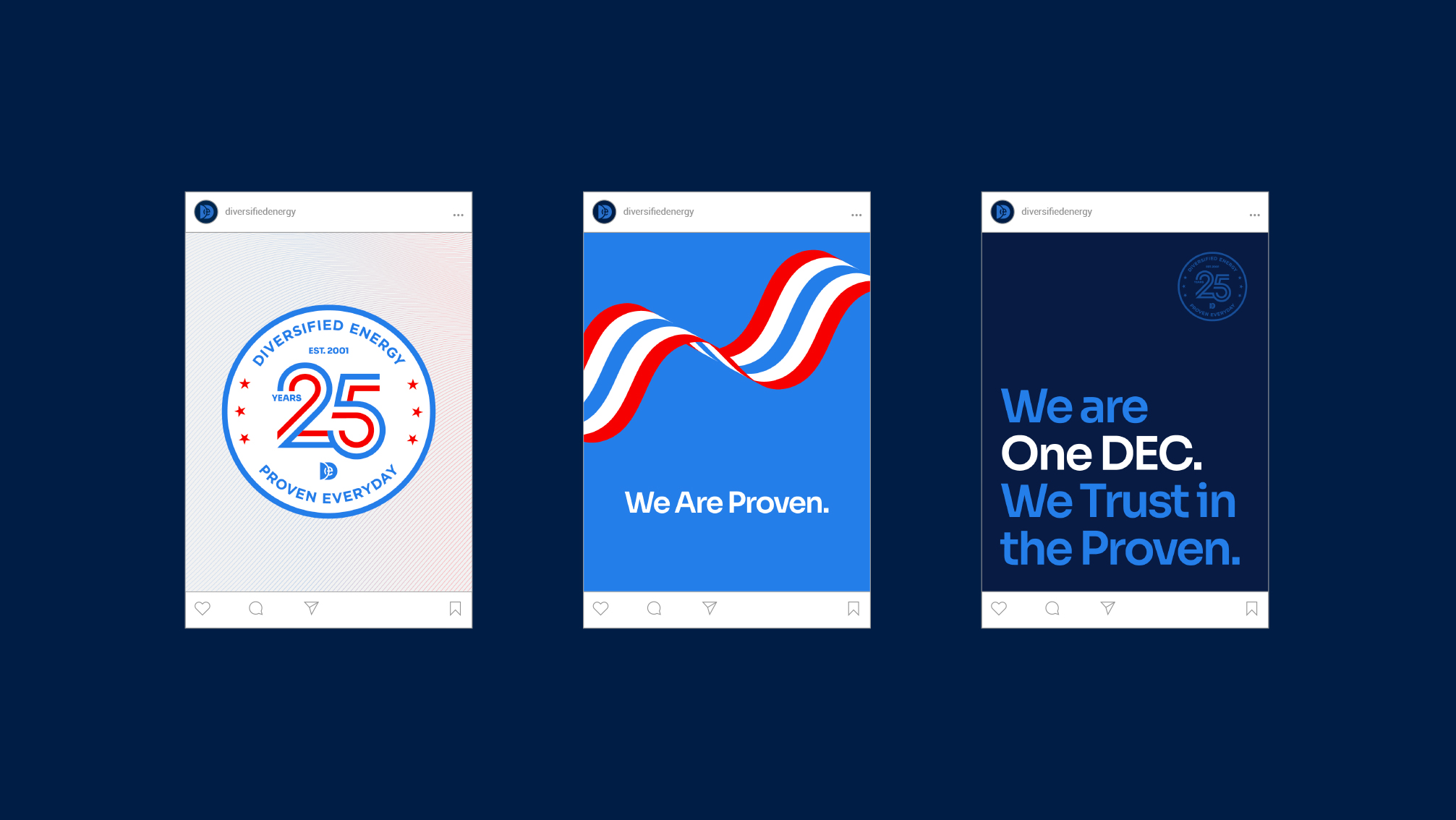 Diversified Energy social posts.