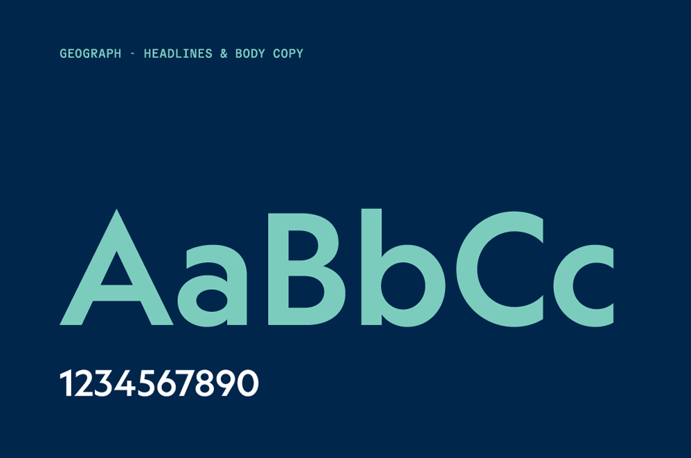 Fortera Credit Union typography geograph.