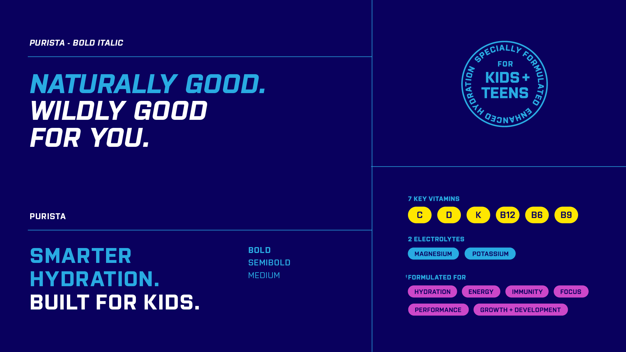 Hydrowild typography.