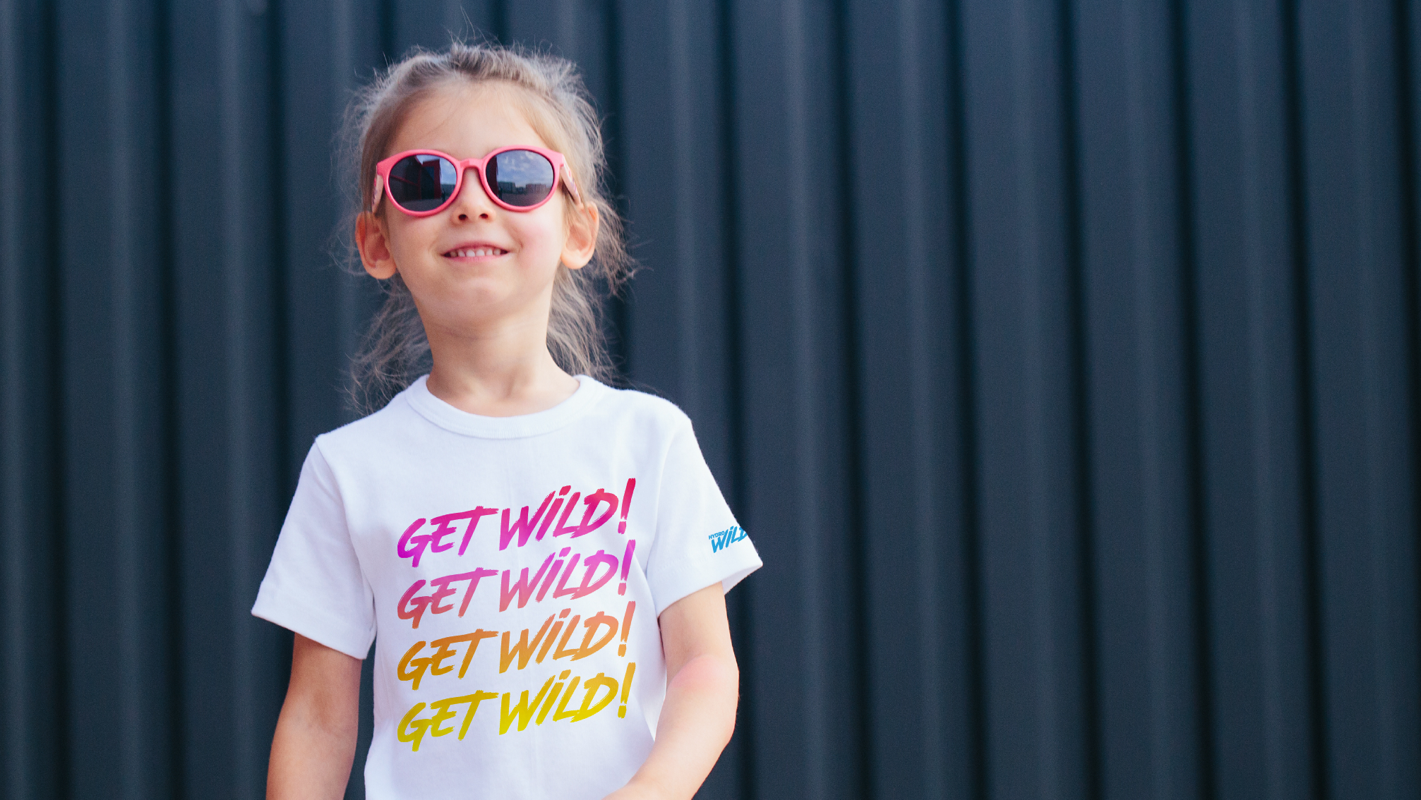Hydrowild little girl get wild shirt.