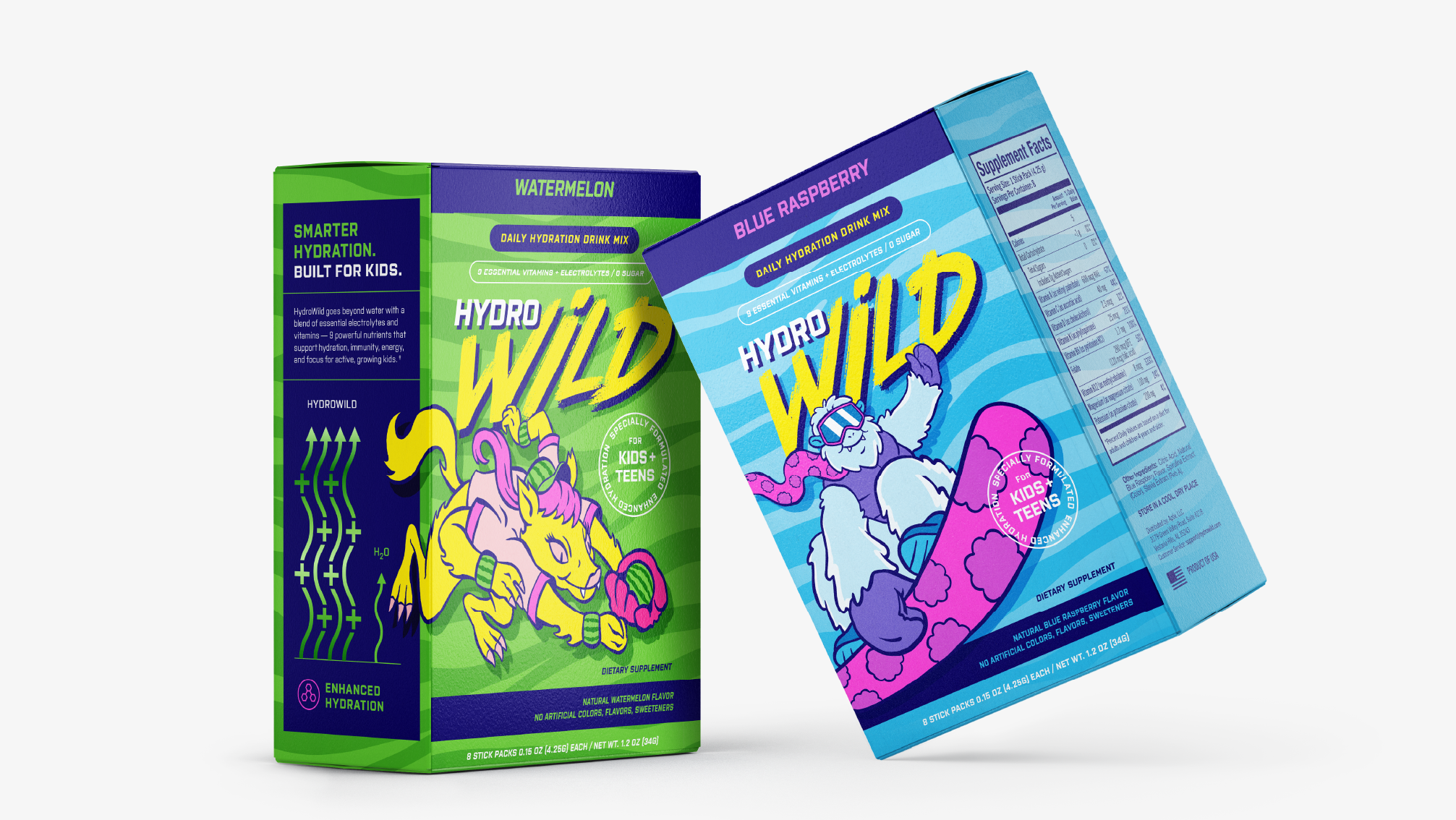 Hydrowild two box product shot.