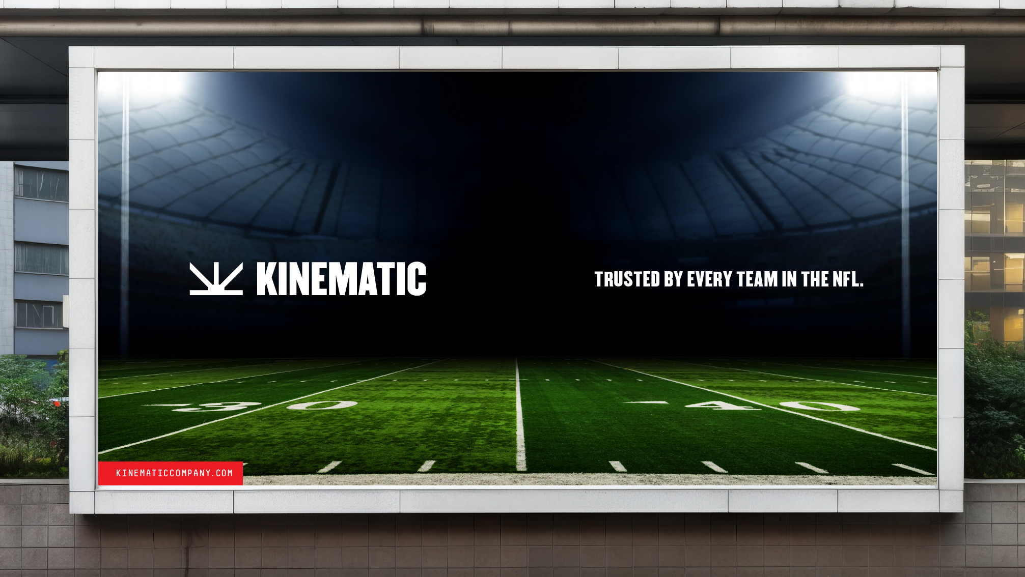 Kinematic outdoor board trusted by evey team nfl.