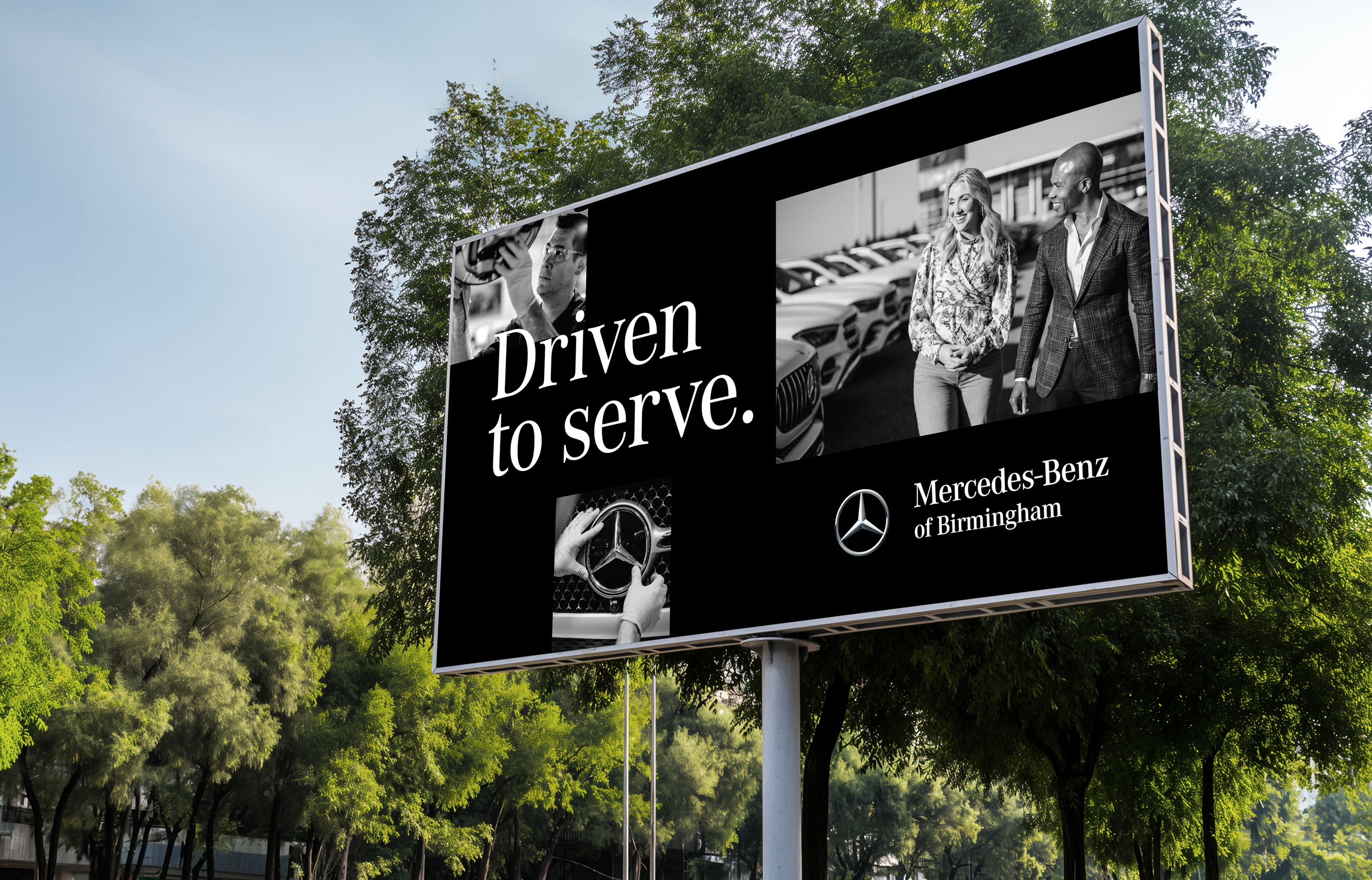 Mercedes Signage