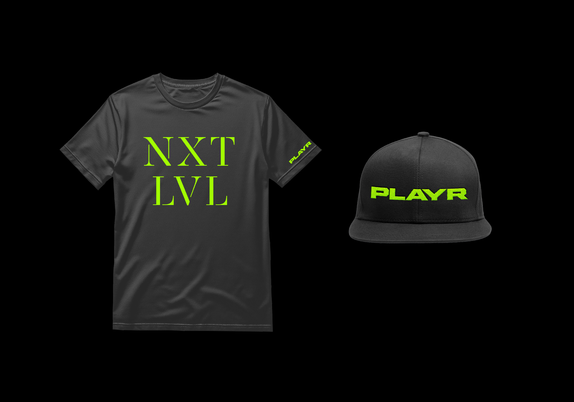 PLAYR T-shirt and Hat