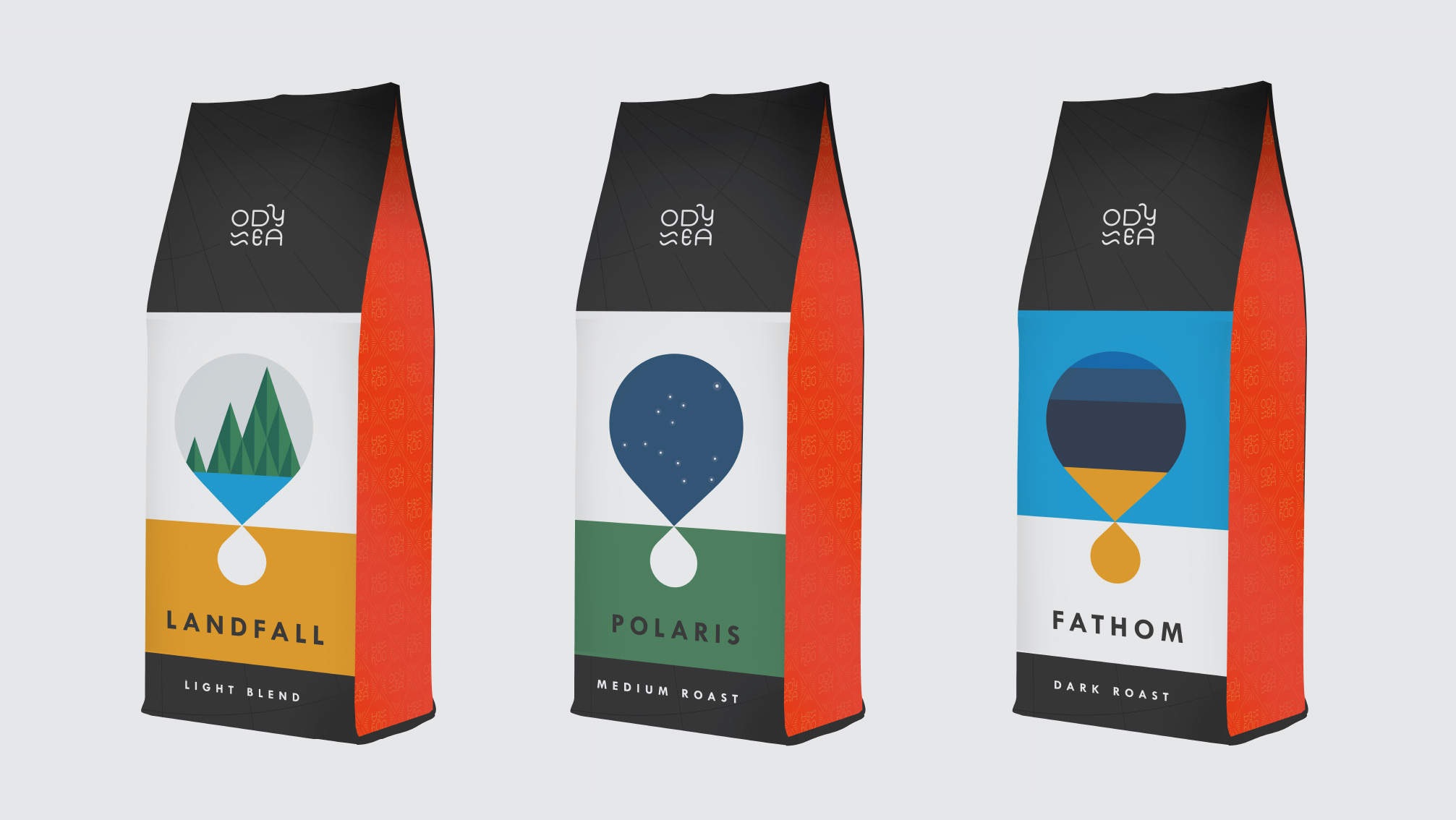 Royal Cup Odyssea coffee bags.
