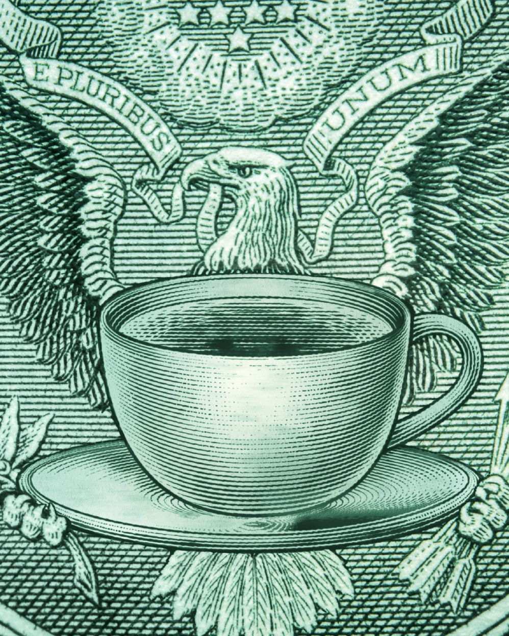 Royal Cup the Federal Coffee illustration.
