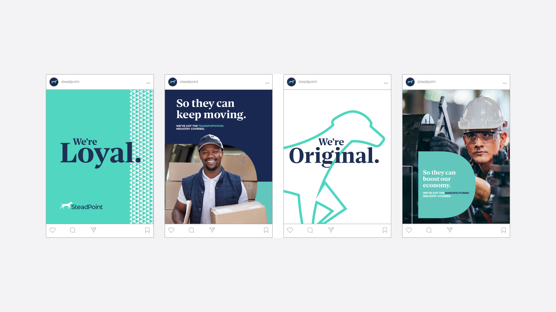 Steadpoint social posts.