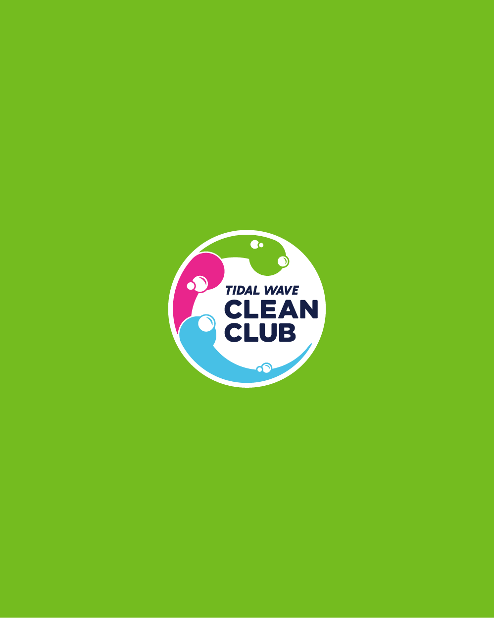 Tidal Wave clean club logo.