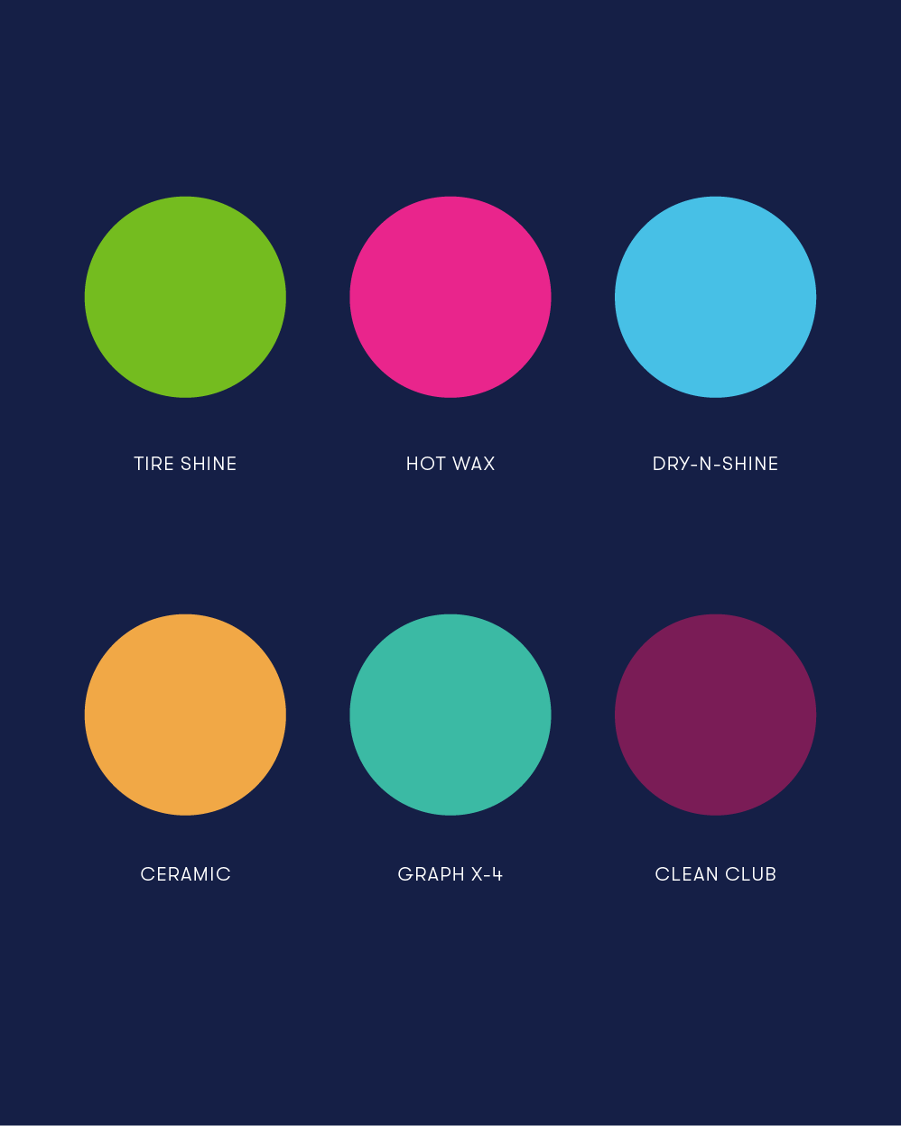 Tidal Wave color palette.