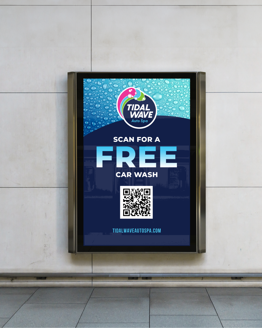 Tidal Wave scan for free wash poster.